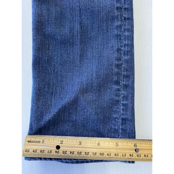 BKE Denim Jeans Women's 25R (28x30) Dark Wash Payton Skinny Straight Stretch - Picture 9 of 10